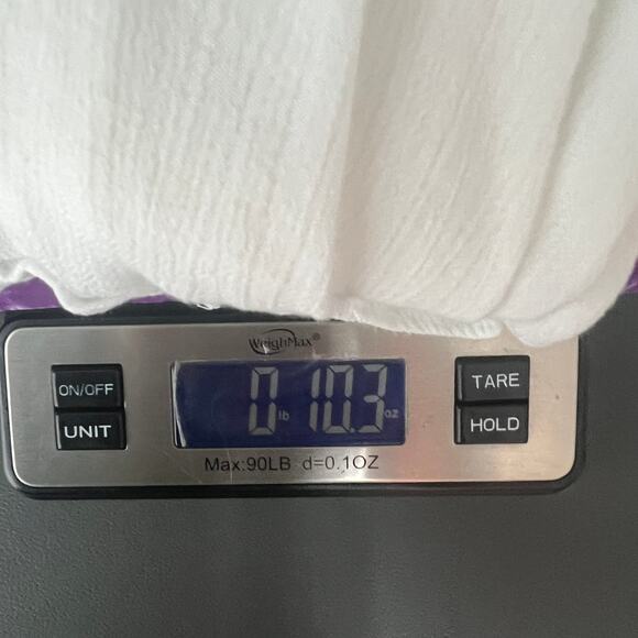 Swimsuits For All Button Front Womens White Bikini Cover Up Sz 22/24 Ruffle Trim - Picture 16 of 16